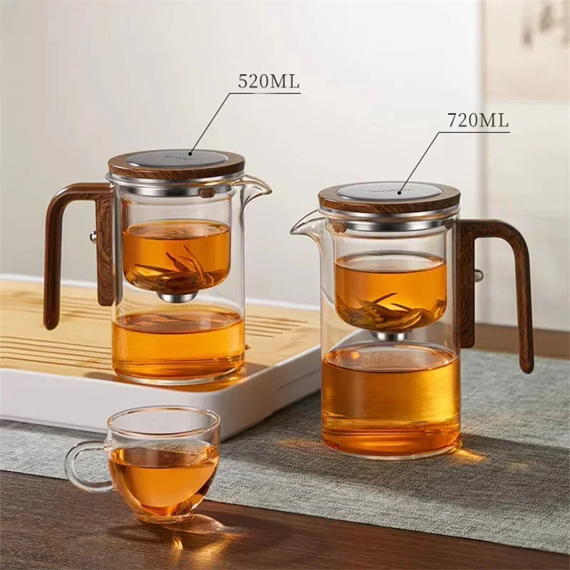 Elegant Glass Teapot with Infuser – Heat Resistant for Hot and Cold Tea 4