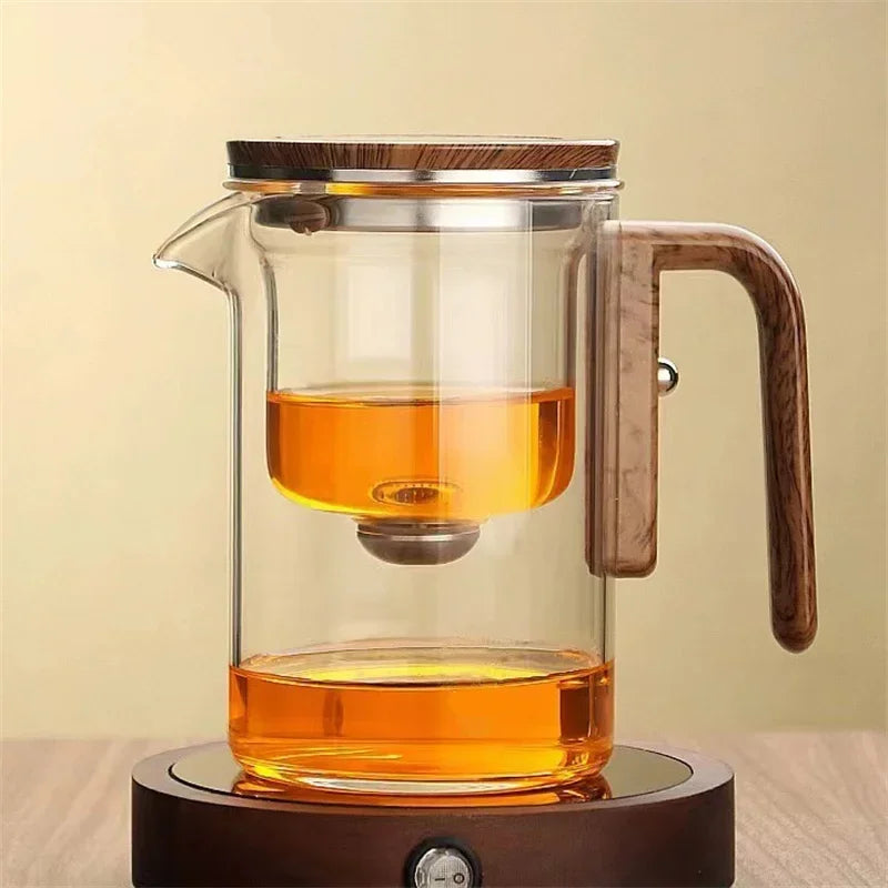 Elegant Glass Teapot with Infuser – Ideal for Loose Leaf Tea Brewing 6