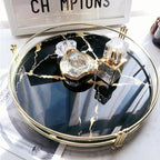 Elegant Mirror Tray – Glass Accent for Home Decor and Organization 2