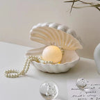 Elegant Pearl Night Light – Chic Ceramic Table Lamp for Bedroom Decor 4