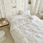 Elegant Ruffle Flower Bedding Set – Cozy Duvet Covers for Bedrooms 3