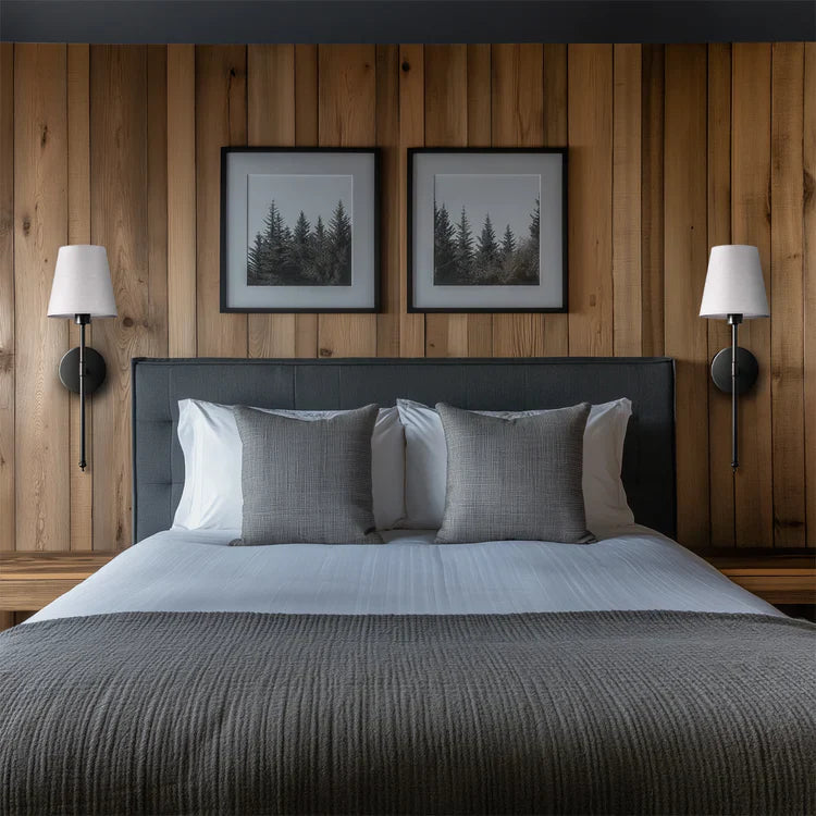 Elegant Wireless Wall Sconces Set of 2 – Black and Gold Wall Lamps for Home 5