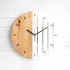 Elegant Wooden Wall Clock Decor – Rustic Design for Home or Office 3