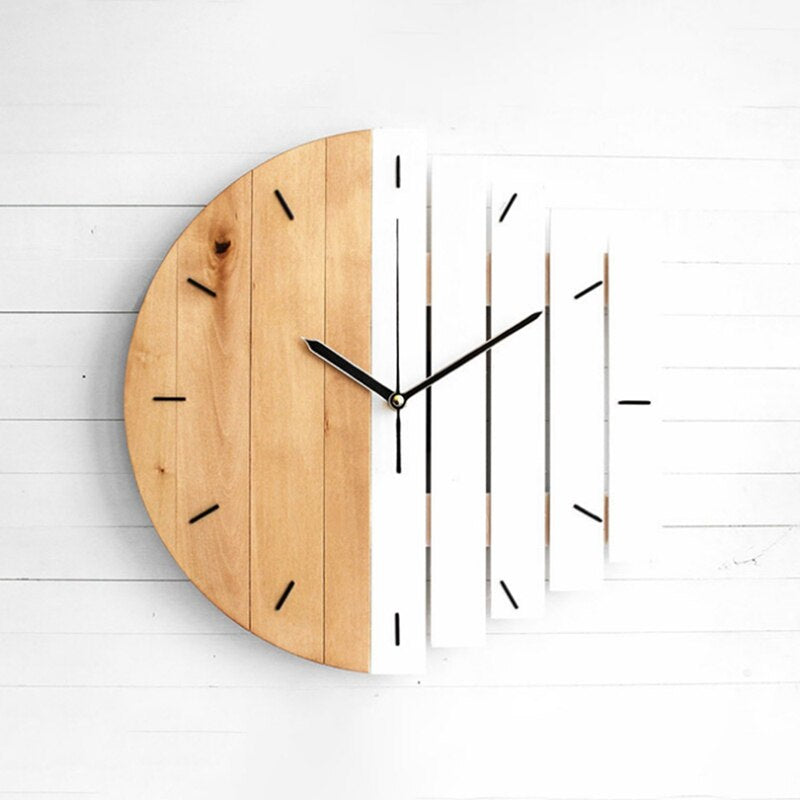 Elegant Wooden Wall Clock Decor – Rustic Design for Home or Office 3