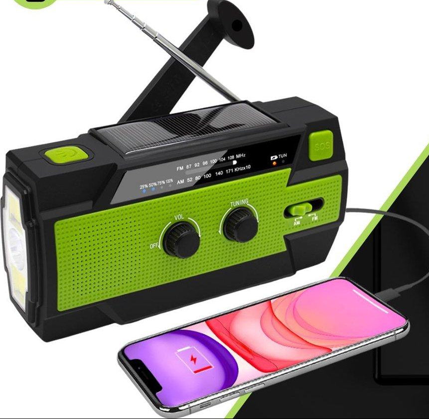 Emergency Weather Radio – Portable Survival Power Bank For Outdoor Adventures-Weather Radio-Unique Casa-Unique Casa