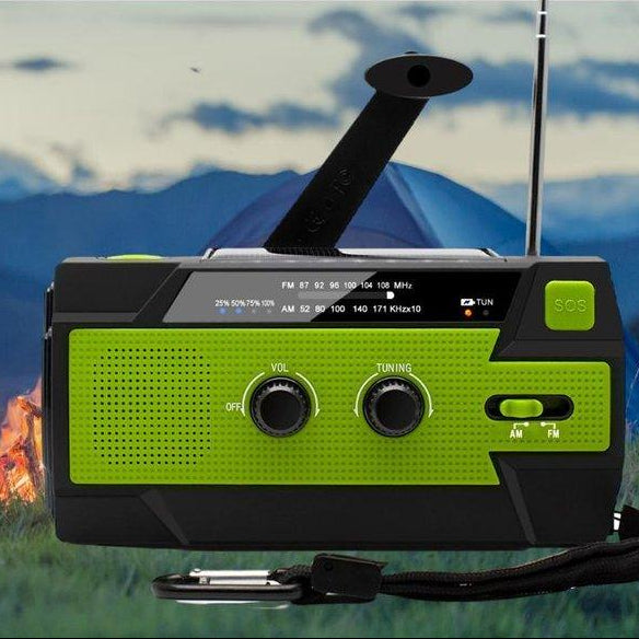 Emergency Weather Radio – Portable Survival Power Bank For Outdoor Adventures-Weather Radio-Unique Casa-Unique Casa