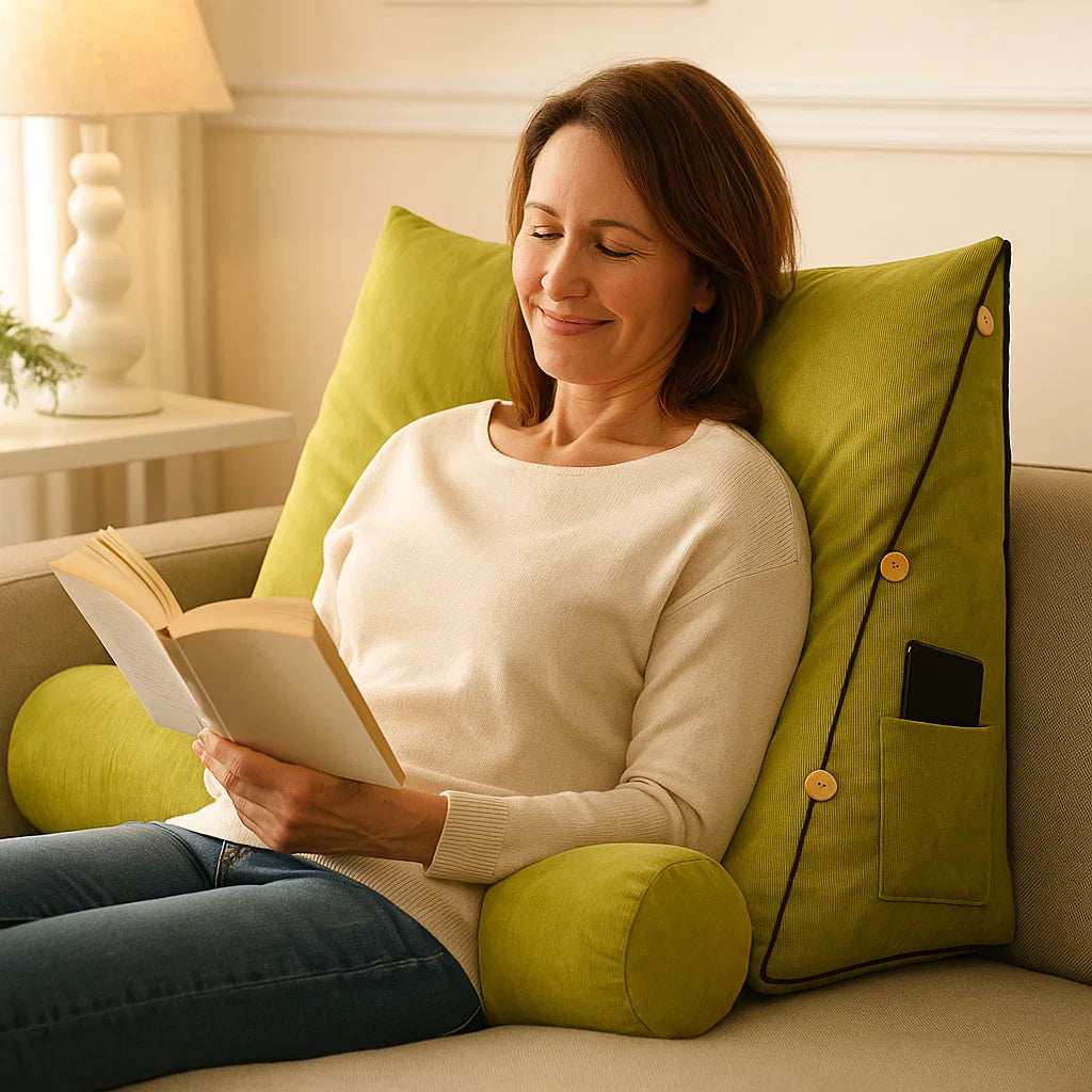 Ergonomic Back Support Pillow – Wedge Cushion for Sitting Up in Bed 1