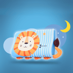 Ergonomic Kids Pillow - Breathable & Supportive for Restful Sleep-Baby & Children-Unique Casa-Lion-Unique Casa