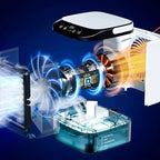 Portable Evaporative Cooler and Humidifier with Night Light for Home 2