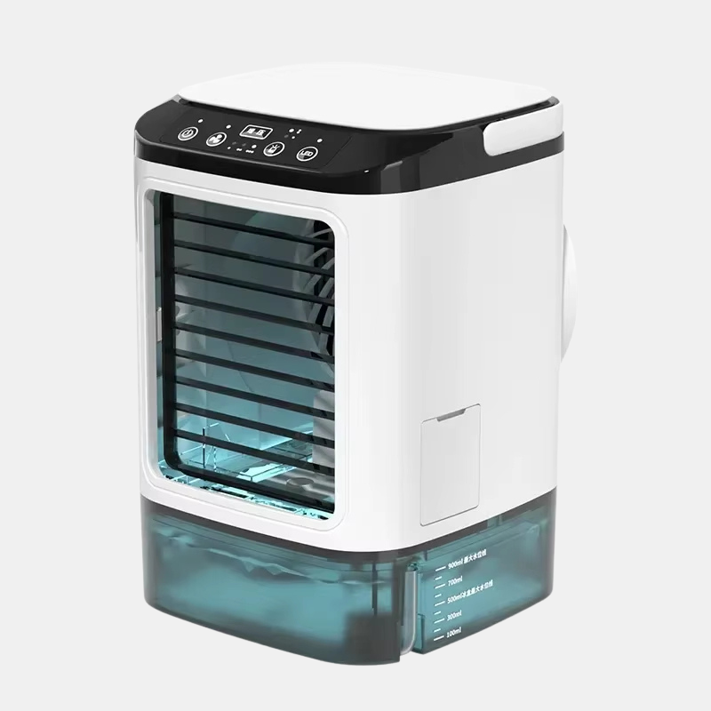 Evaporative Portable Fan and Humidifier with Night Light for Home-Air Conditioners & Fans-Unique Casa-Unique Casa