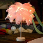 Feather Palm Tree Lamp – Elegant Remote-Controlled Table Lamp for Home Decor 10
