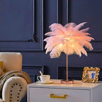 Feather Palm Tree Lamp – Elegant Remote-Controlled Table Lamp for Home Decor 2