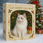 Feline Festivities – Cat Lovers’ Advent Calendar with 24 Handcrafted Figurines-Christmas Decorations-Unique Casa-Unique Casa