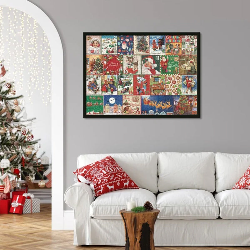Festive Puzzle Countdown – 1000-Piece Christmas Advent Calendar-Advent Calendars-Unique Casa-Unique Casa