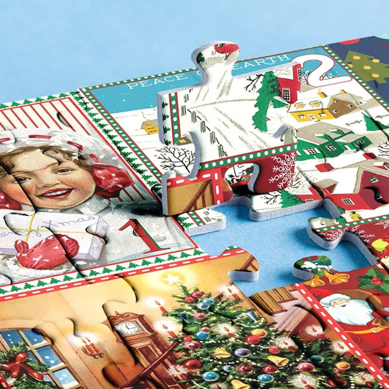 Festive Puzzle Countdown – 1000-Piece Christmas Advent Calendar-Advent Calendars-Unique Casa-Unique Casa