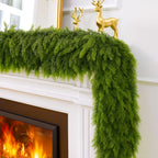 Christmas Cedar Garland – Festive Natural Elegance for Your Home-Christmas Wreaths-Unique Casa-BUY 1 & SAVE 30% OFF-Unique Casa