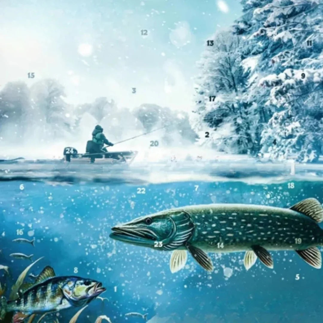 Fishing Advent Calendar – 24 Fishing Surprises for a Festive Countdown-Advent Calendars-Unique Casa-Carnivorous Blind Box-Unique Casa