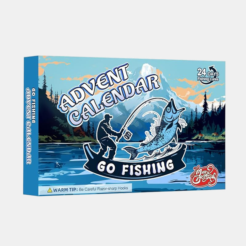 Fishing Advent Calendar for Anglers – 24 Days of Tackle Surprises-Advent Calendar-Unique Casa-🌟🌟Upgraded-Unique Casa