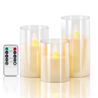Flameless LED Candles Set – Realistic Warm White Battery Operated Lights 5