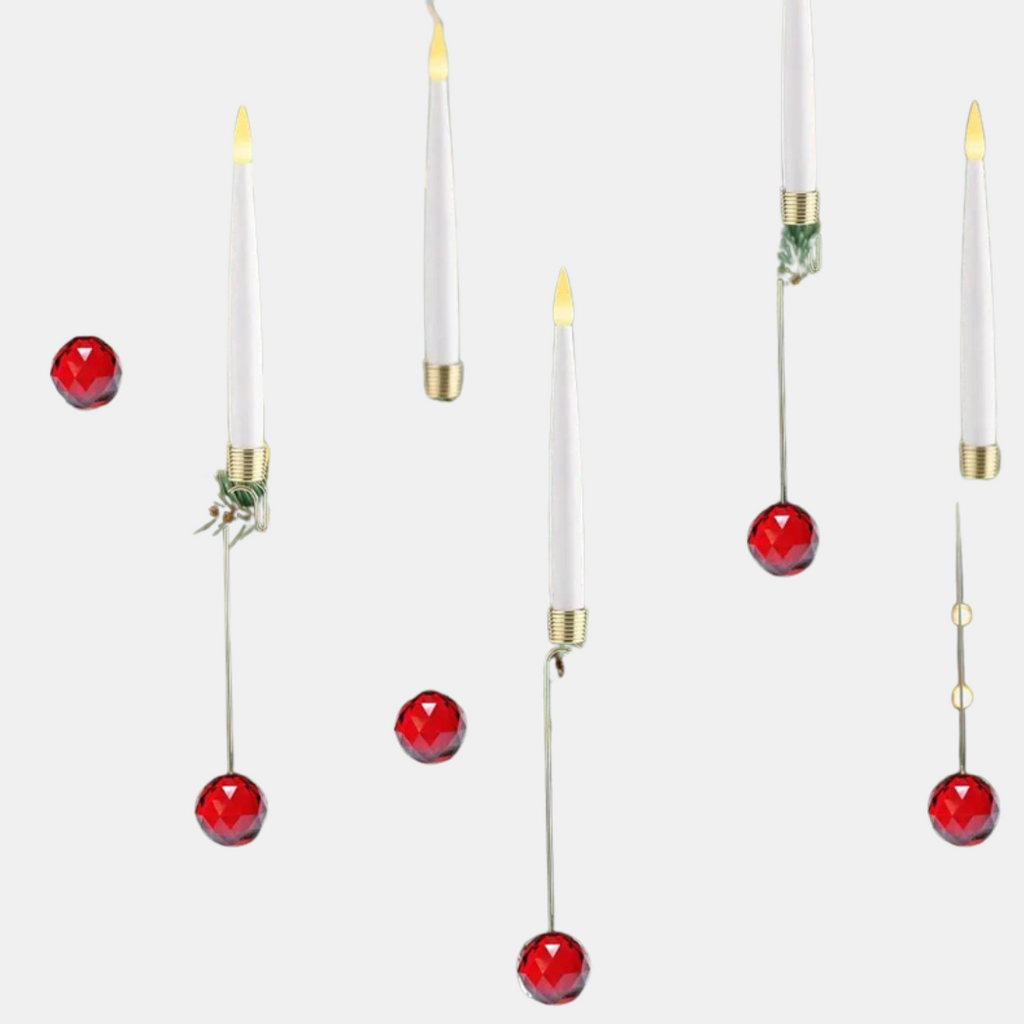 Flameless LED Christmas Tree Candles with Remote Control – Safe Holiday Lighting 0