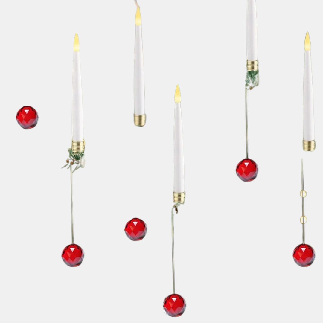 Flameless LED Christmas Tree Candles with Remote Control – Safe Holiday Lighting 0