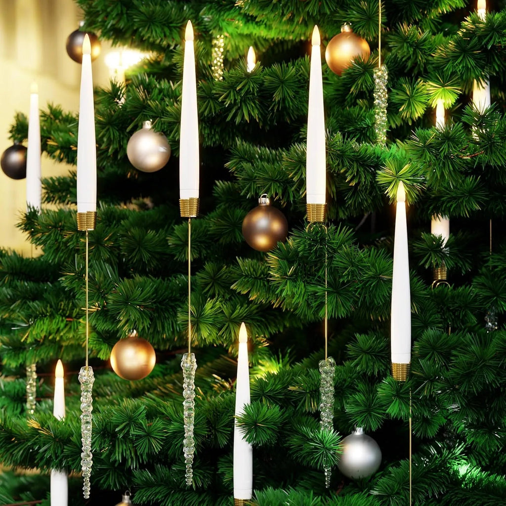 Flameless LED Christmas Tree Candles with Remote Control – Safe Holiday Lighting 2