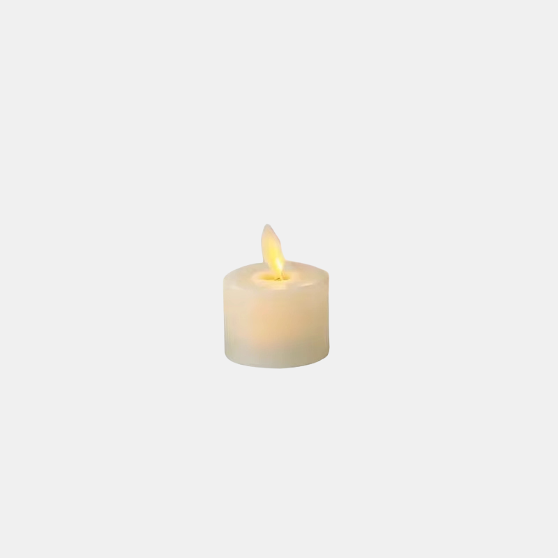 Flameless LED Tealight Candles - Safe Battery Operated Lights for Events 0