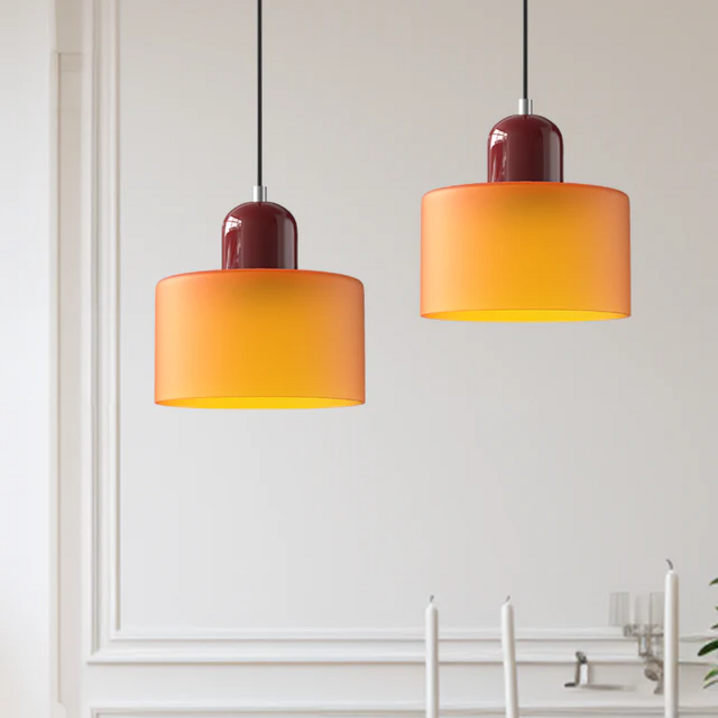 Flush Mount Ceiling Light Fixture with Soft Glass Shade – Modern Home Lighting 2