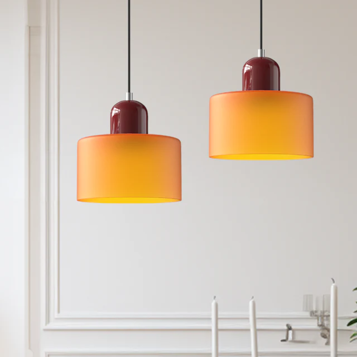 Flush Mount Ceiling Light Fixture with Soft Glass Shade – Modern Home Lighting 2