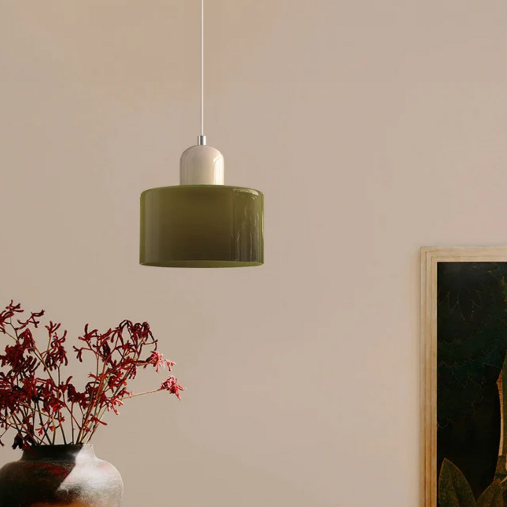 Flush Mount Ceiling Light Fixture with Soft Glass Shade – Modern Home Lighting 4