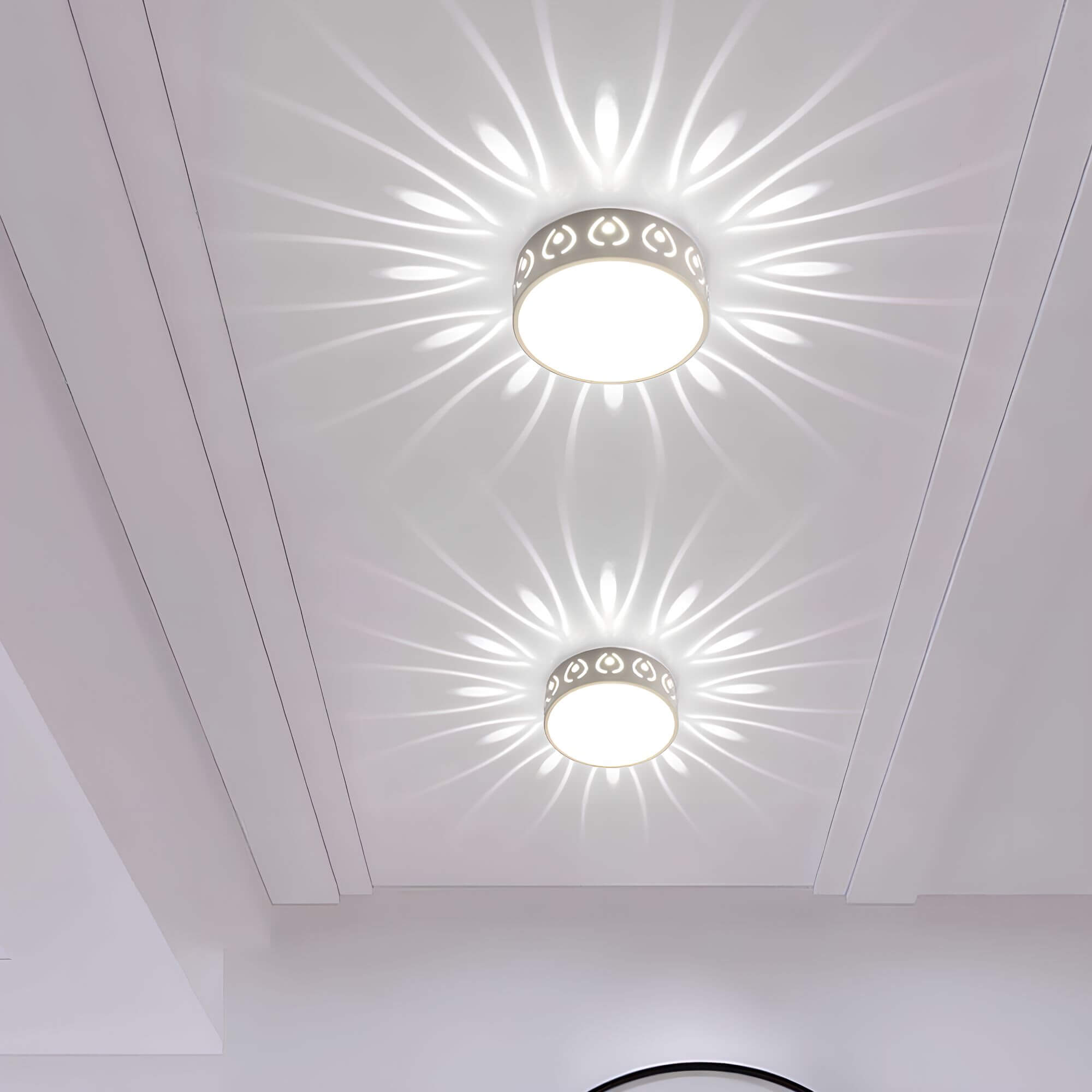 Flush Mount LED Ceiling Light Fixture – Modern Design for Hallways 4