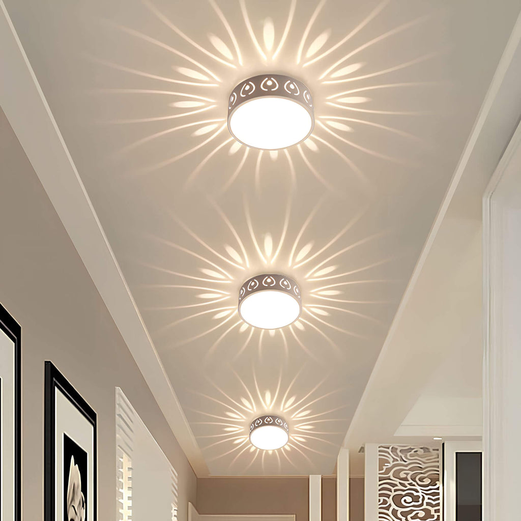Flush Mount LED Ceiling Light Fixture – Modern Design for Hallways 2