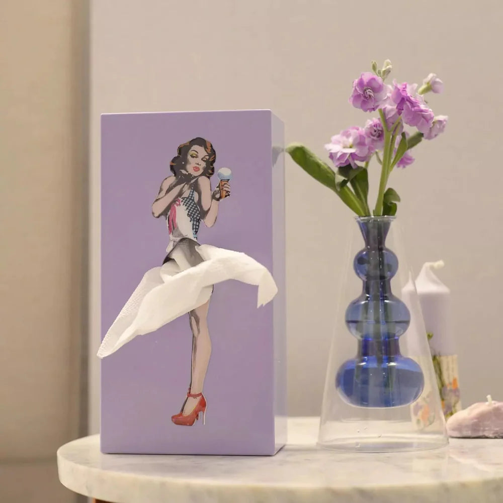 Flying Skirt Tissue Box For Decorative And Convenient Tissue Storage