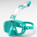 Foldable Snorkel Swim Mask – Easy Breathing and Crystal-Clear Underwater Vision-Snorkel Mask-Unique Casa-Green-S/M-Unique Casa