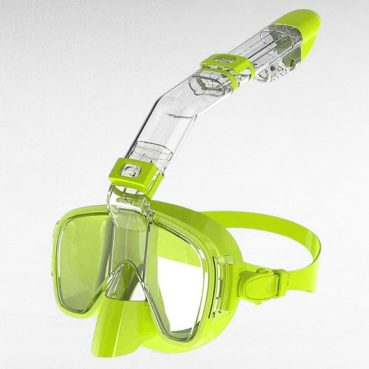 Foldable Snorkel Swim Mask – Easy Breathing and Crystal-Clear Underwater Vision-Snorkel Mask-Unique Casa-Yellow-S/M-Unique Casa