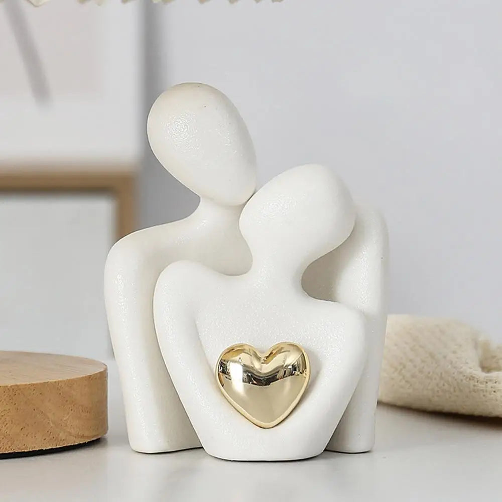 Forever Love Decorative Sculptures – Elegant Home Decor Art for Gifts 0