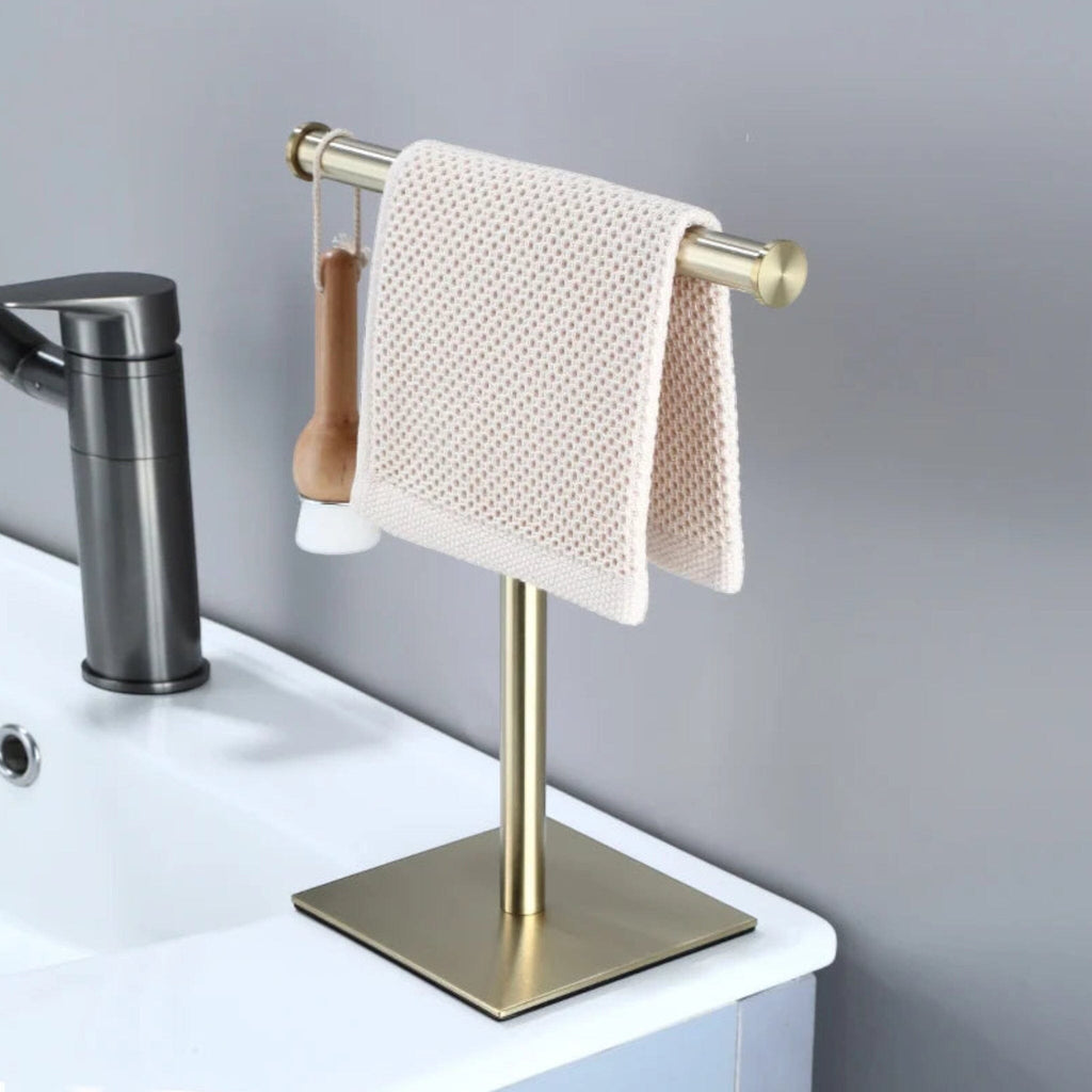 Freestanding Towel Rack – Minimalist Towel Storage for Bathroom Vanity 3