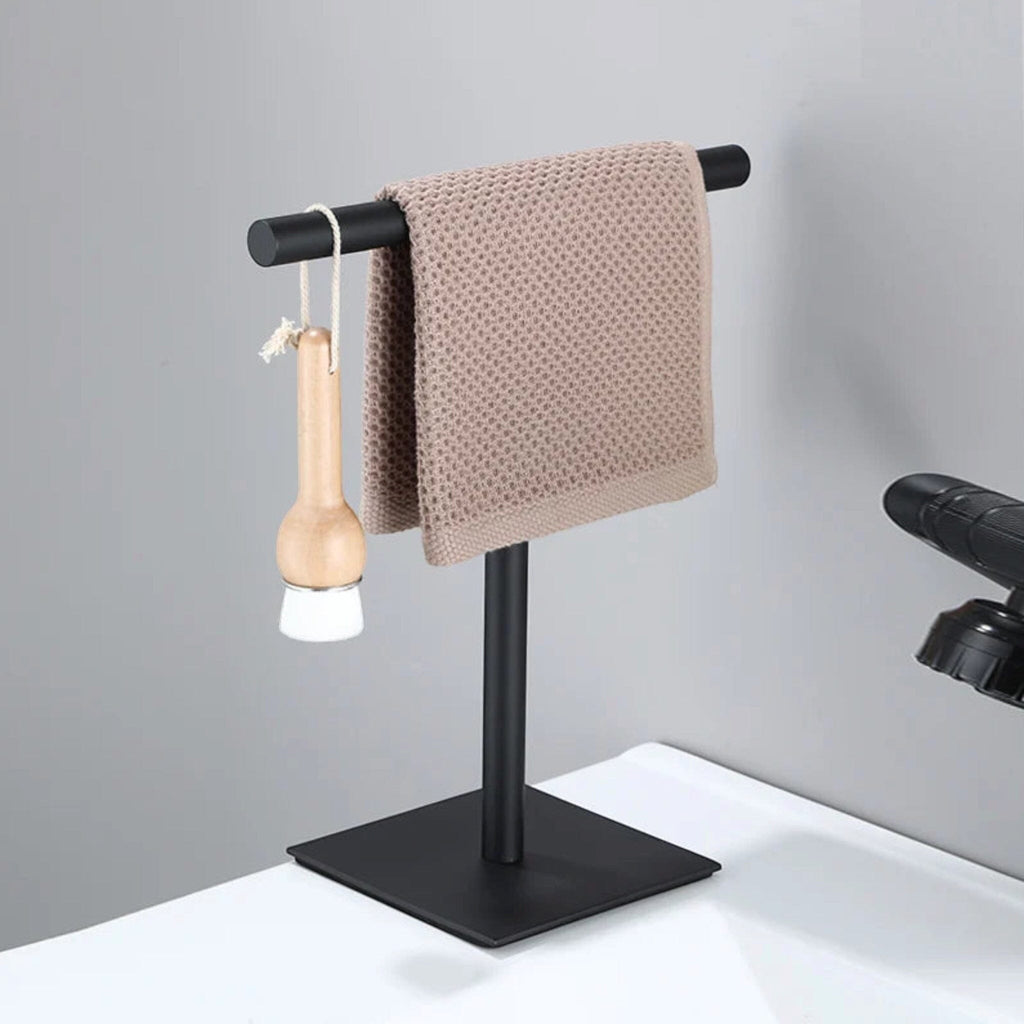 Freestanding Towel Rack – Minimalist Towel Storage for Bathroom Vanity 1