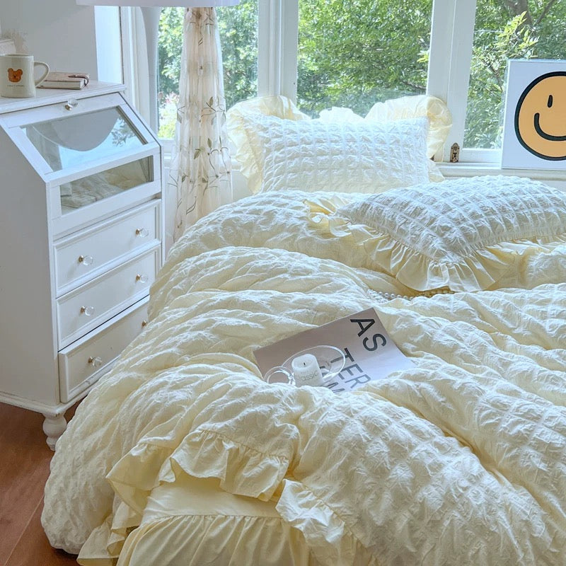 Coquette Princess Bedding Set – Charming and Elegant Comfort for a Royal Bedroom Look-Bedding Set-Unique Casa-Unique Casa