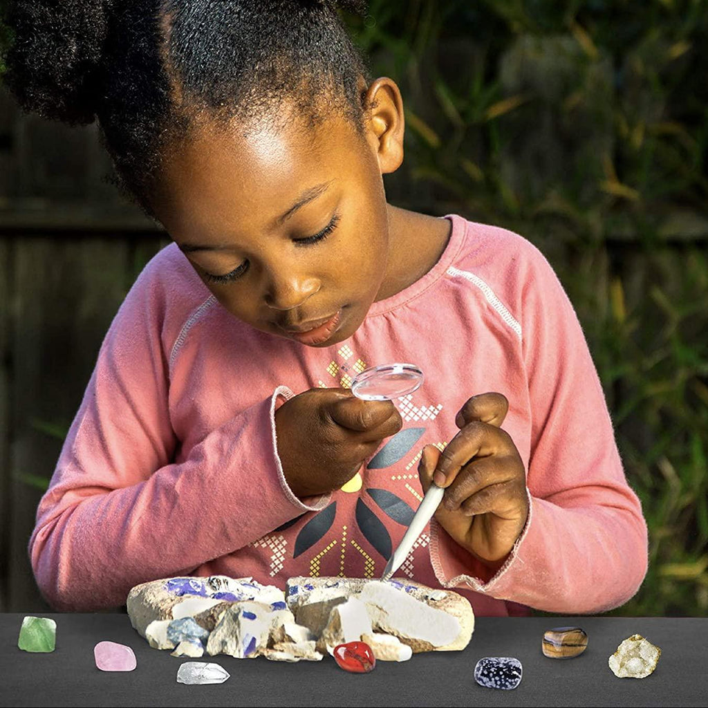 Gemstone Excavation Kit for Kids – Real Crystal Dig and Discovery Set-Unique Casa-Unique Casa