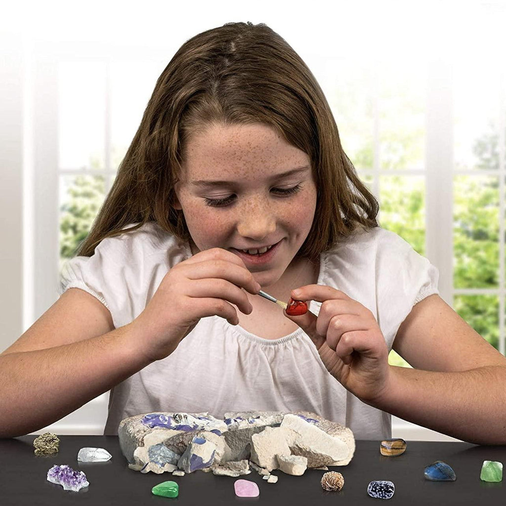 Gemstone Excavation Kit for Kids – Real Crystal Dig and Discovery Set-Unique Casa-Unique Casa