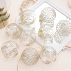Glitter Christmas Tree Baubles – Shatterproof & Elegant-Christmas Decorations-Unique Casa-Unique Casa