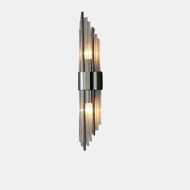 Gloriva Crystal Wall Sconce – Elegant LED Wall Light for Living Room 5