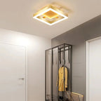 Gold Flush Mount Ceiling Light Fixture – Modern LED Design for Living Room 2