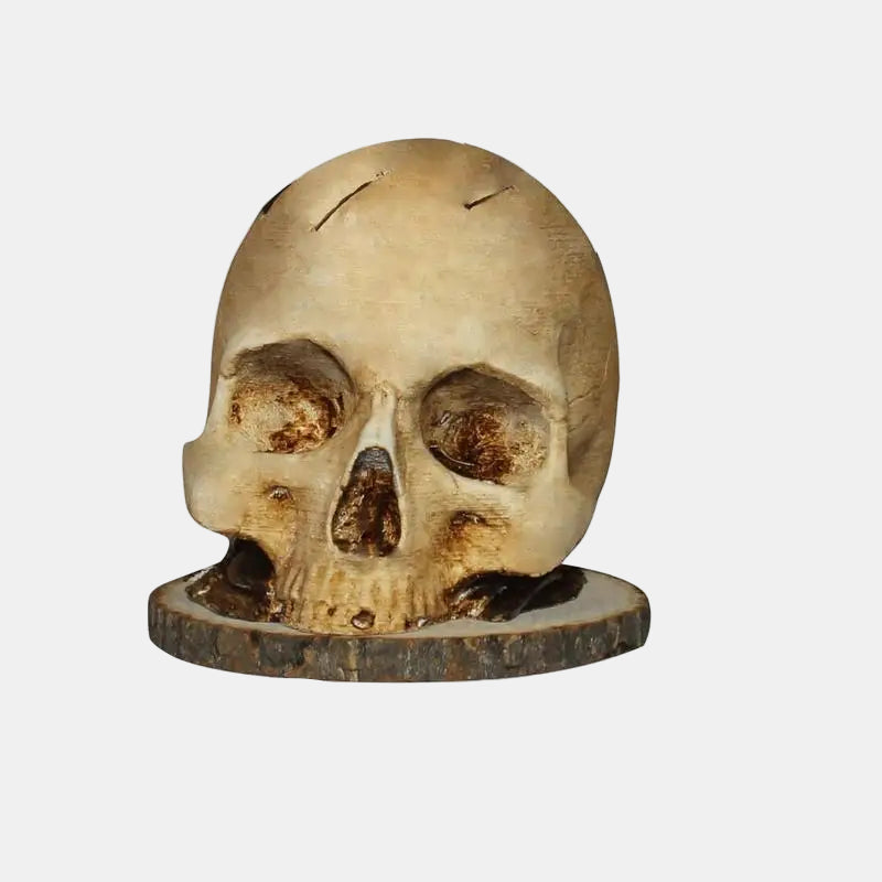 Halloween Skull Knife Holder – Unique Kitchen Decor for Spooky Aesthetics 1