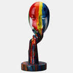 Handcrafted Abstract Face Sculptures – Unique Home Decor Art Pieces 0