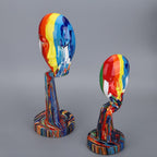 Handcrafted Abstract Face Sculptures – Unique Home Decor Art Pieces 7