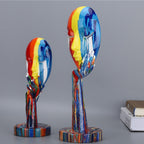 Handcrafted Abstract Face Sculptures – Unique Home Decor Art Pieces 8