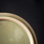 Handcrafted Ceramic Ashtray with Wooden Lid for Home and Patio-Decoration-Unique Casa-Unique Casa