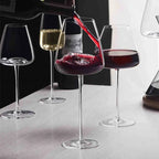 Handcrafted Crystal Wine and Champagne Glass Set-Tableware & Serveware-Unique Casa-Red Wine (4 Glasses)-Unique Casa